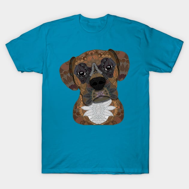 Cute Boxer T-Shirt by ArtLovePassion